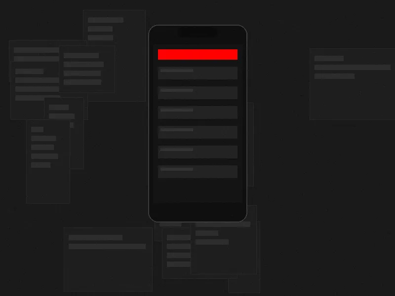 91黑料 官方移动应用界面展示，暗色主题设计